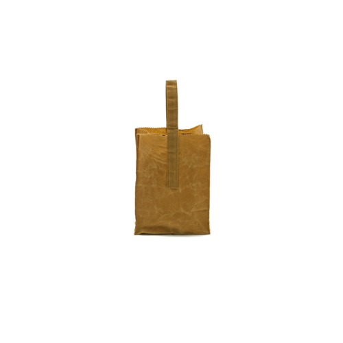 grocery bag with handle small brown
