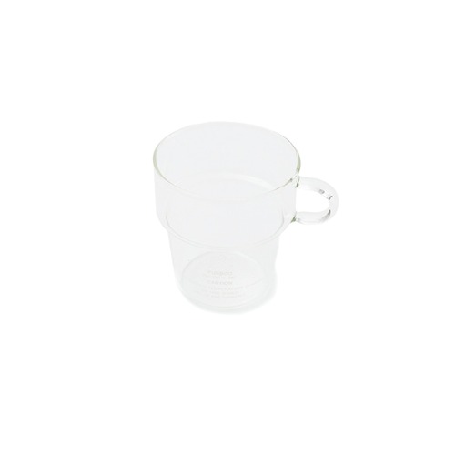 borosilicate glass mug deep stacking