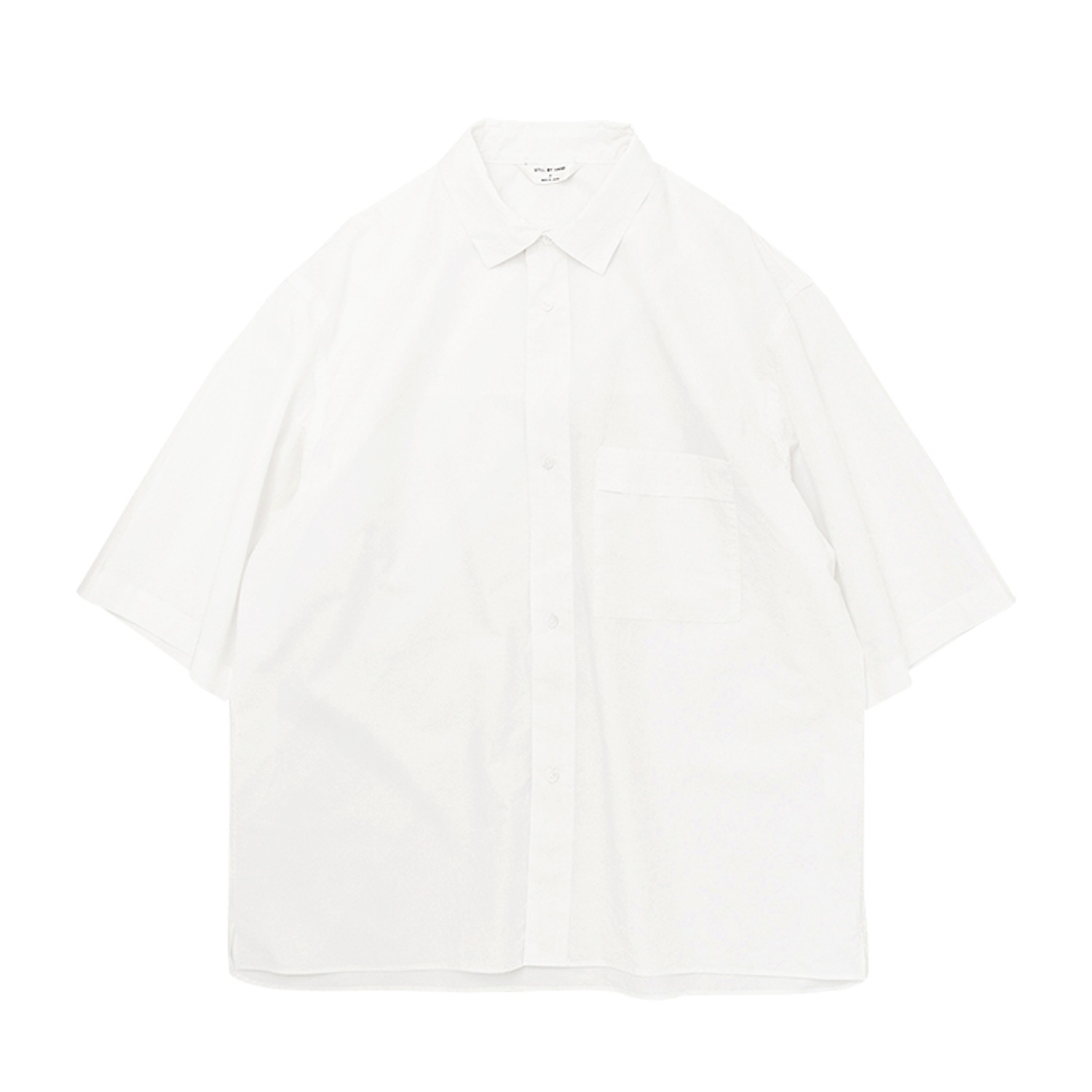 c/li half sleeve shirt white