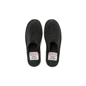 slipper dark grey
