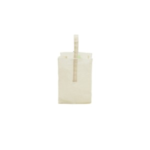 grocery bag with handle small white