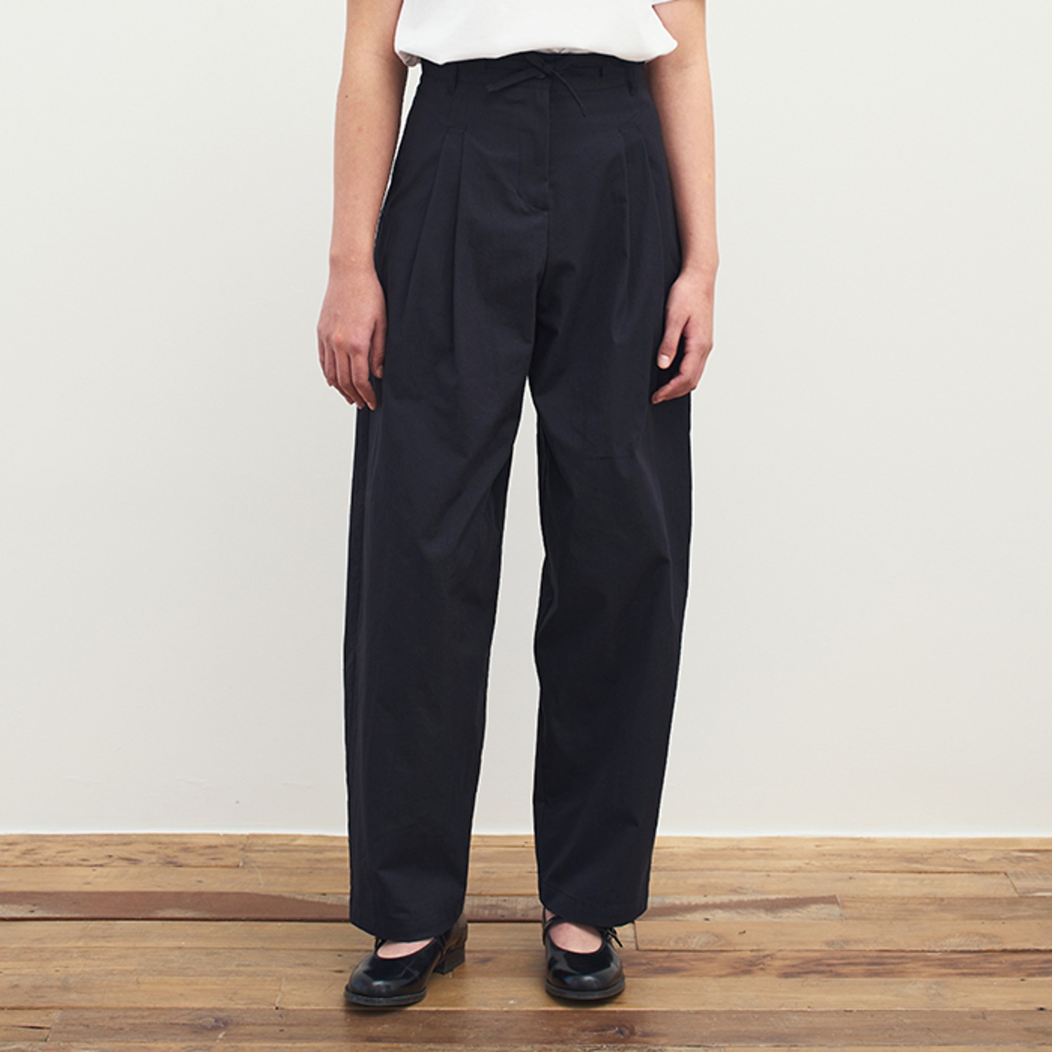 23ss casual volume pants(womens) d.navy