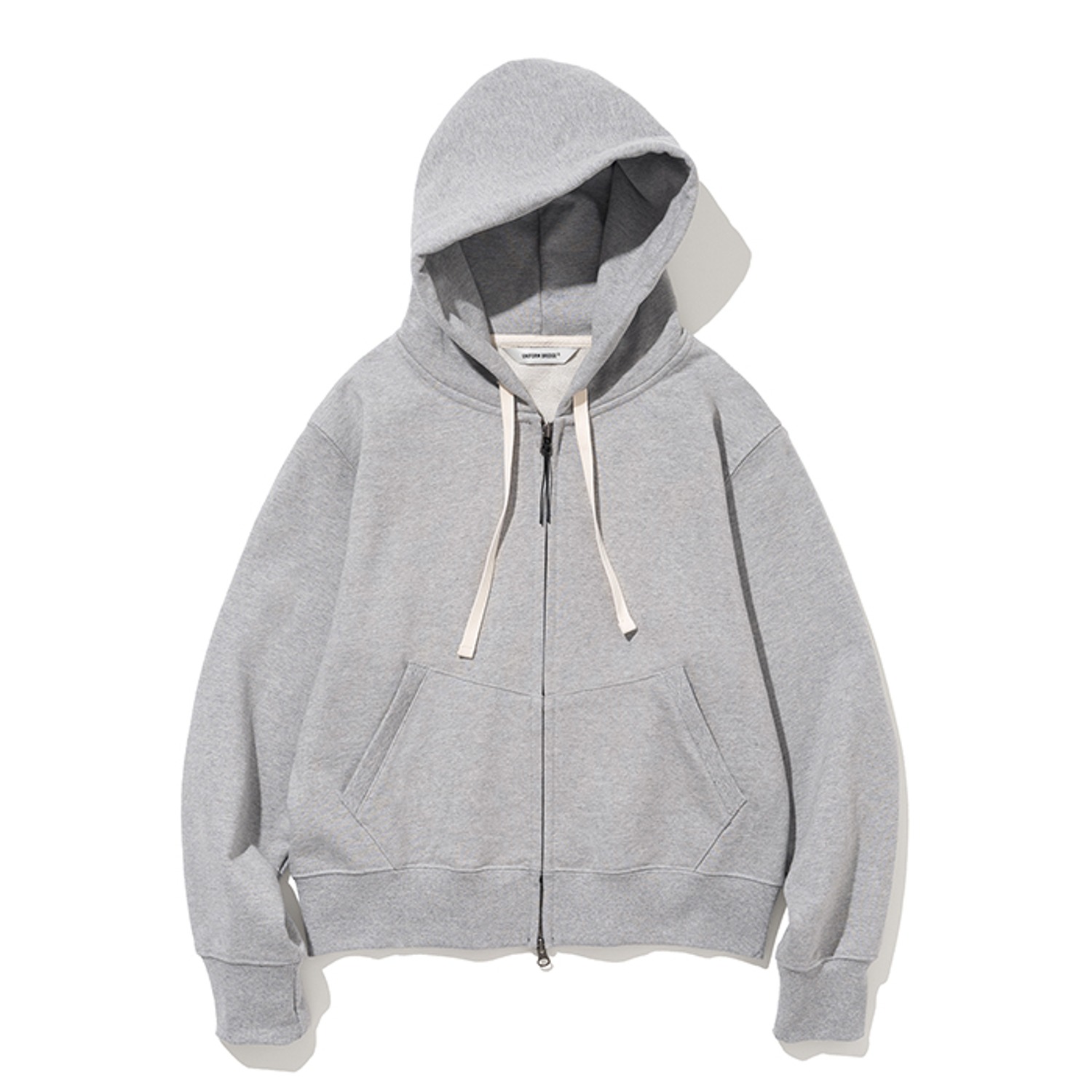 zip up hoodie (womens) grey